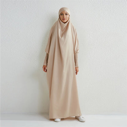 Muslim Hooded Abaya Dress