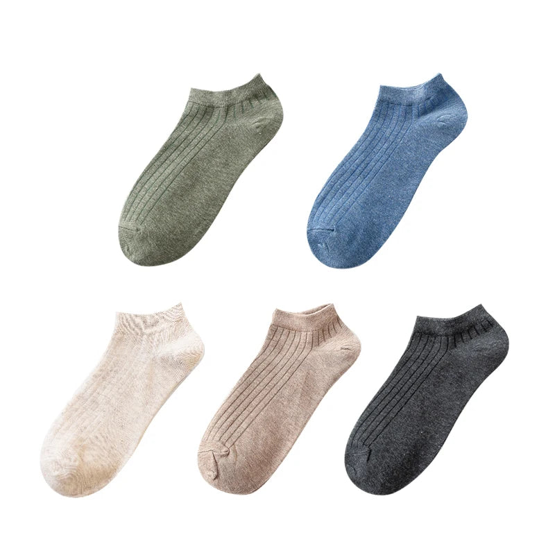 Women’s Solid Casual Cotton Ankle Socks - Amazing G