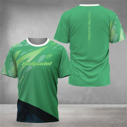 Men’s Padel Quick-Dry Sports T-Shirt | Breathable Summer Fitness Tee