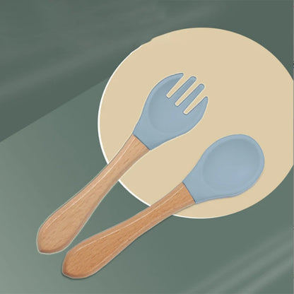 Soft Silicone Baby Feeding Set