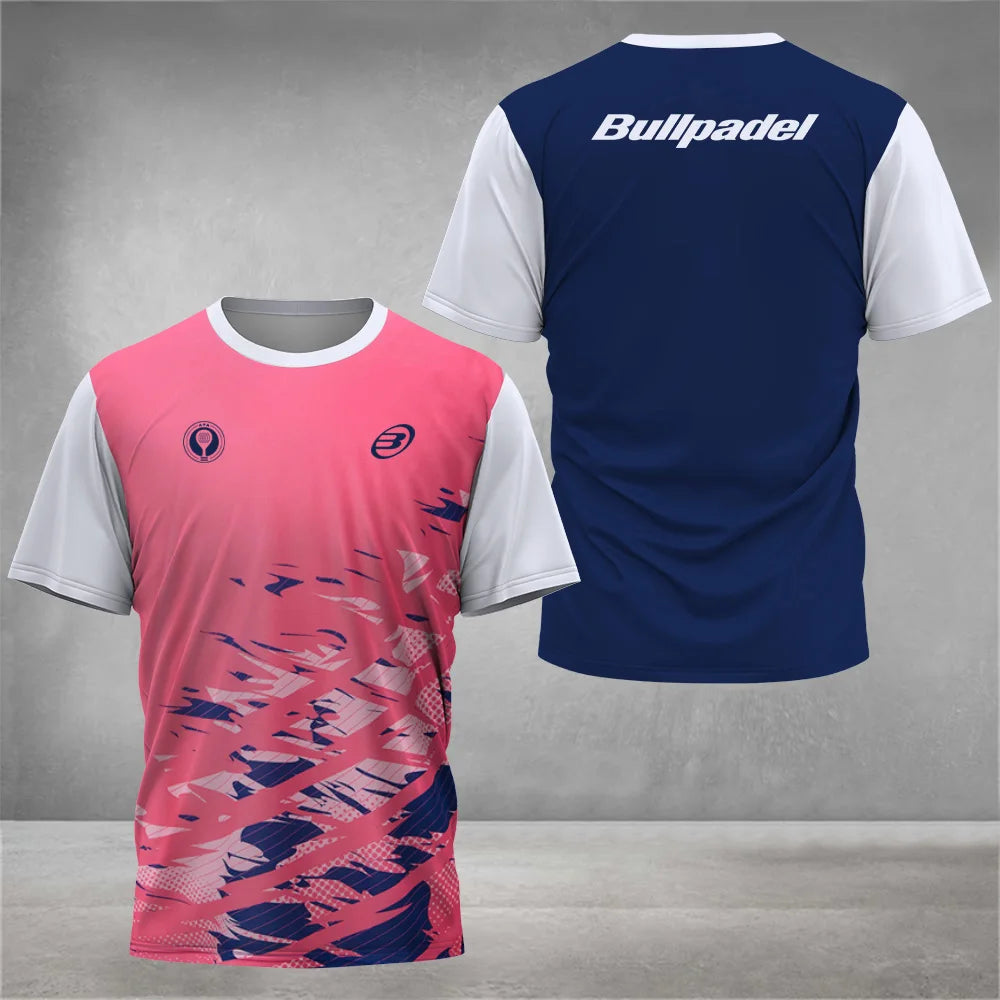 Men’s Padel Quick-Dry Sports T-Shirt | Breathable Summer Fitness Tee