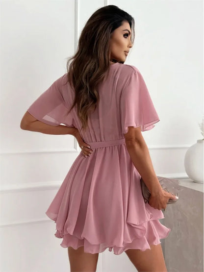 Women’s White Black Dress