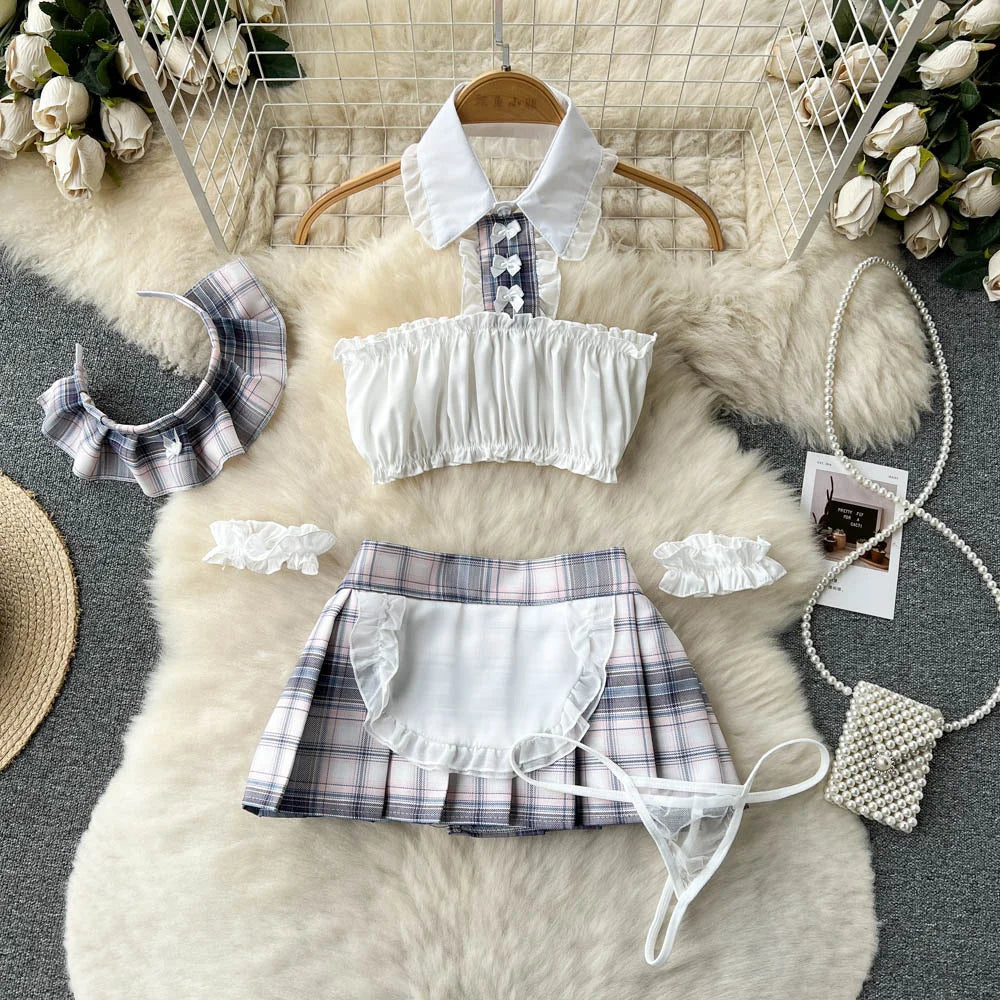 Bunny Girl Wrapped Chest Playsuit Sexy Slim Fit Lingerie
