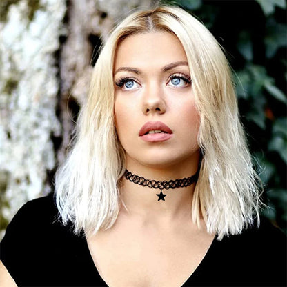 Black Star Choker Necklace for Women &amp; Girls