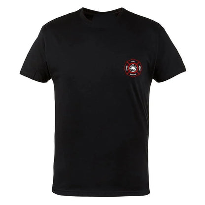 Firefighter Rescue Team T-Shirt | Men’s Casual Cotton Short Sleeve Tee