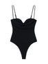 Women’s Sweetheart Neck Bodysuit Draped, Backless - Amazing G