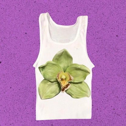 Vintage Y2K Baby Tee – Graphic Print Crop Top