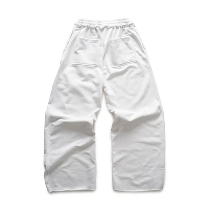 Hip-Hop Graffiti Print Loose Pants | Unisex Streetwear