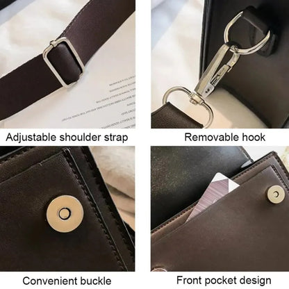 Women’s PU Leather Crossbody Flap Bag
