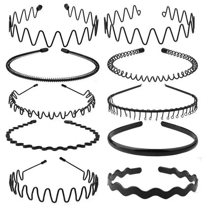 Unisex Metal Hair Bands