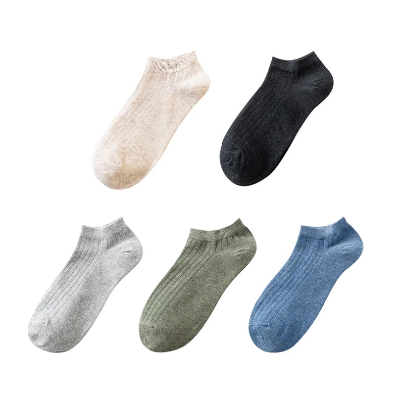 Women’s Solid Casual Cotton Ankle Socks - Amazing G