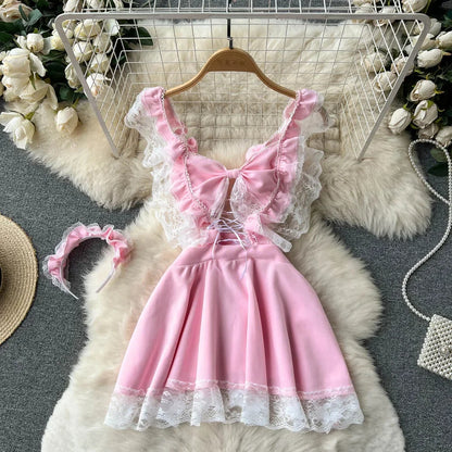 Bunny Girl Wrapped Chest Playsuit Sexy Slim Fit Lingerie
