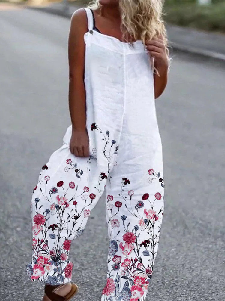 Elegant Vintage Floral Print Women&