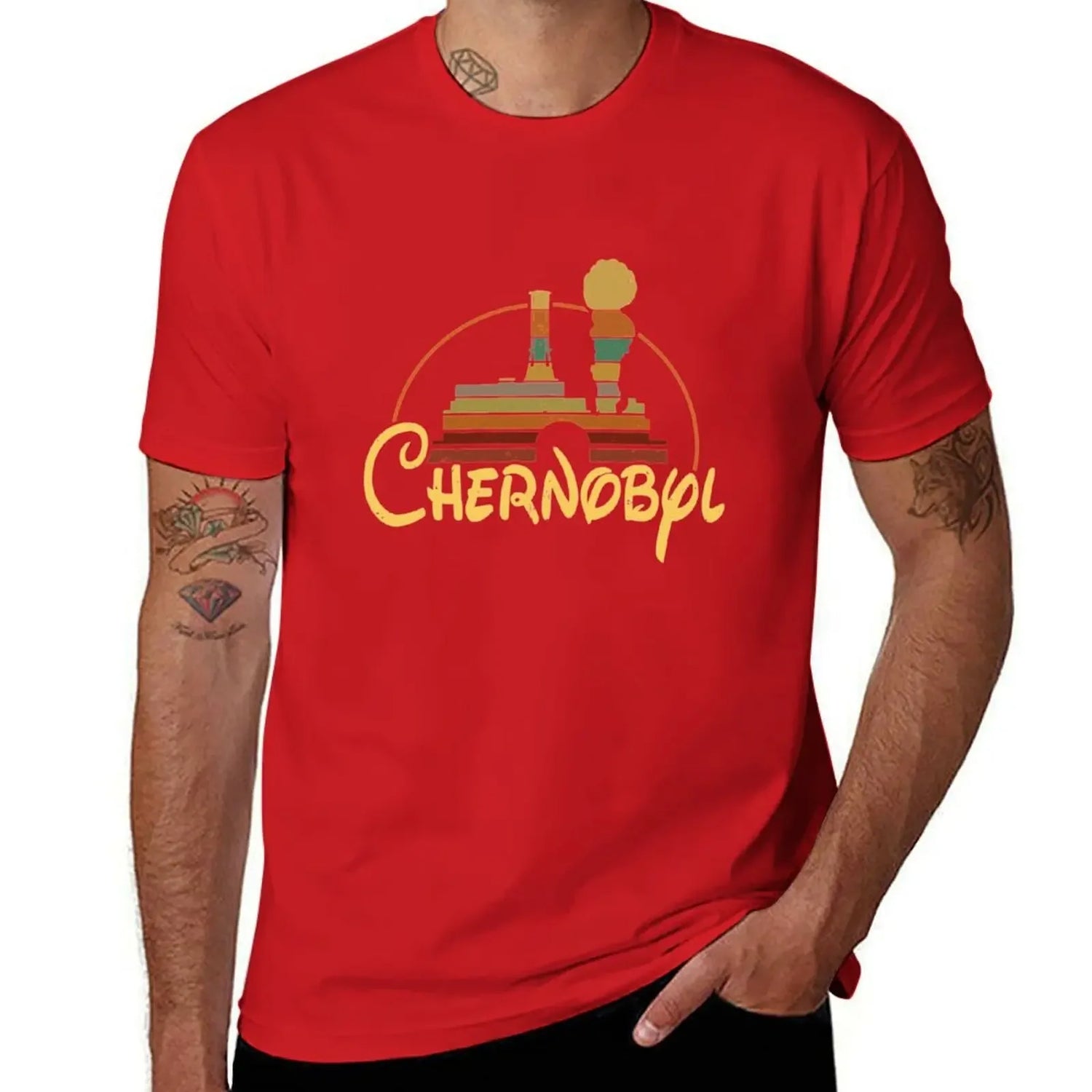 Chernobyl “Not Great, Not Terrible” Graphic T-Shirt | Nuclear Fantasy Logo Cotton Tee
