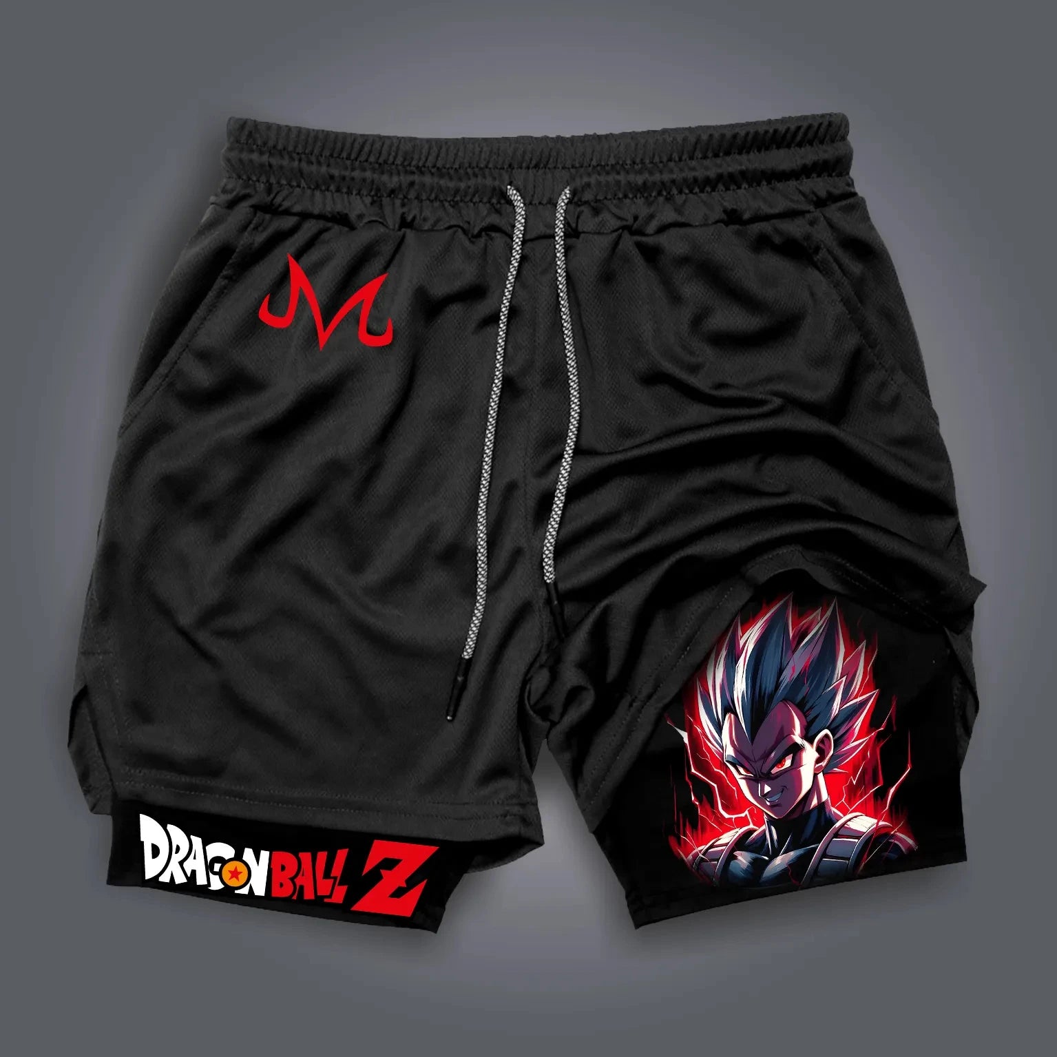 Dragon Ball Anime GOKU Double-Layer Shorts | Sporty Summer Men’s Breathable Pants