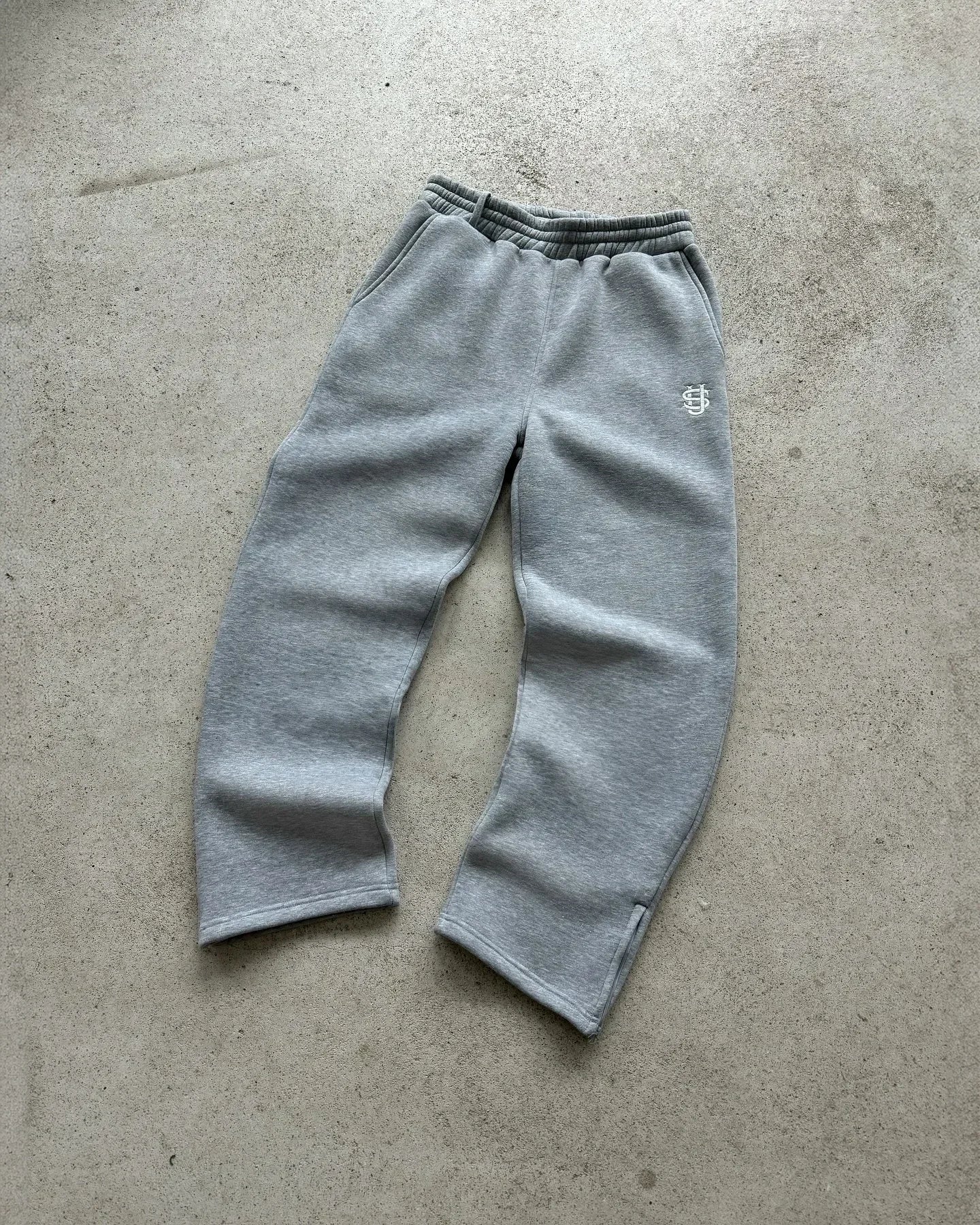 Embroidered sweatpants two-piece set Y2K clothing men&