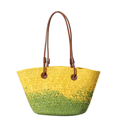 Woven Summer Beach Handbag for Women