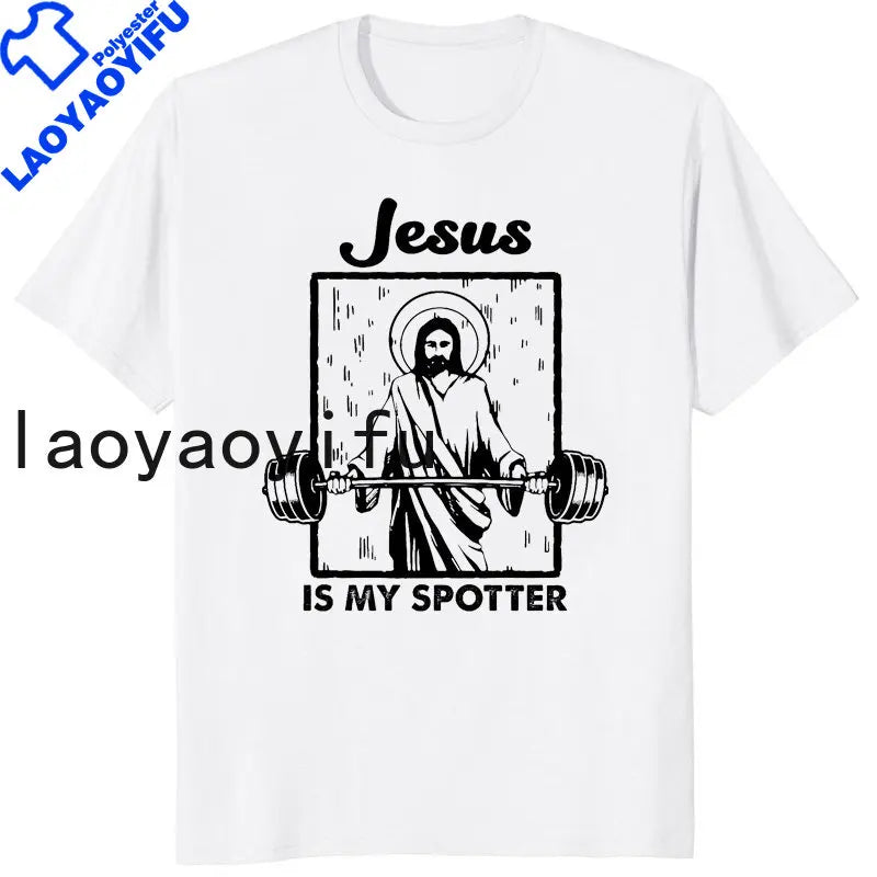 Retro Vintage Jesus Christ Gym T Shirts Men Pure Christian Faith Tee Top Short Sleeved Funny Printed Graphic Tshirt Gift