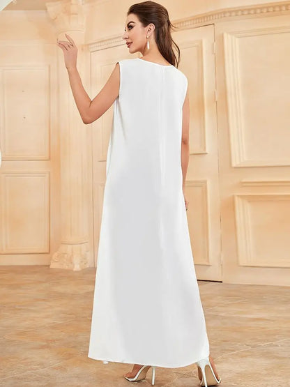 White Ramadan African Islamic Dress