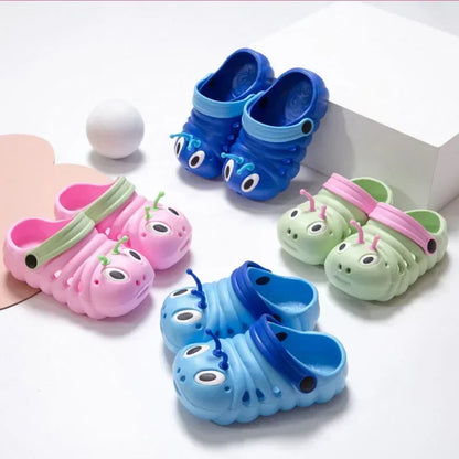 2024 Cute Cartoon Caterpillar Garden Shoes for Kids