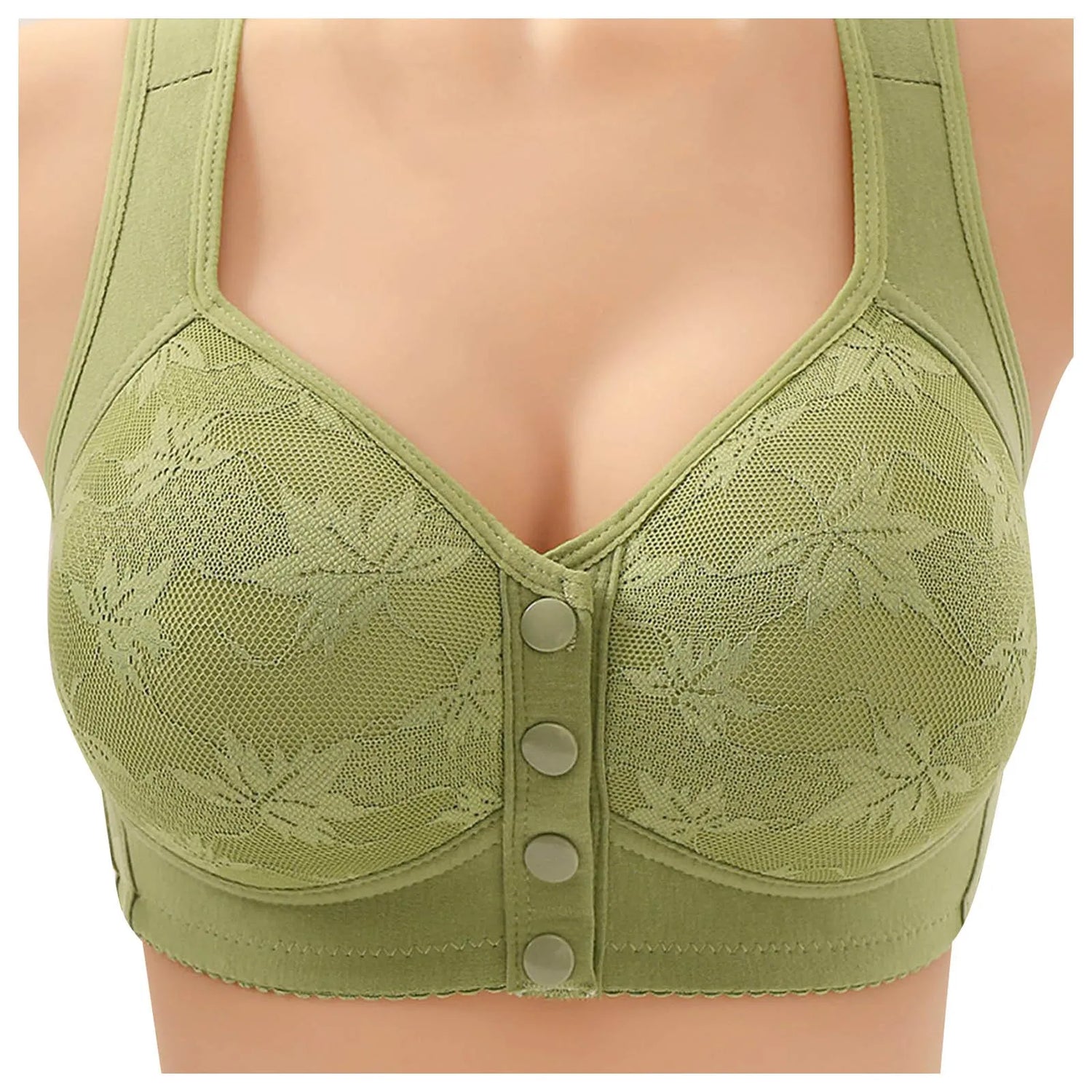 Women’s Cotton Padded Push-Up Bras | Seamless, Lace-Edge, Wire-Free