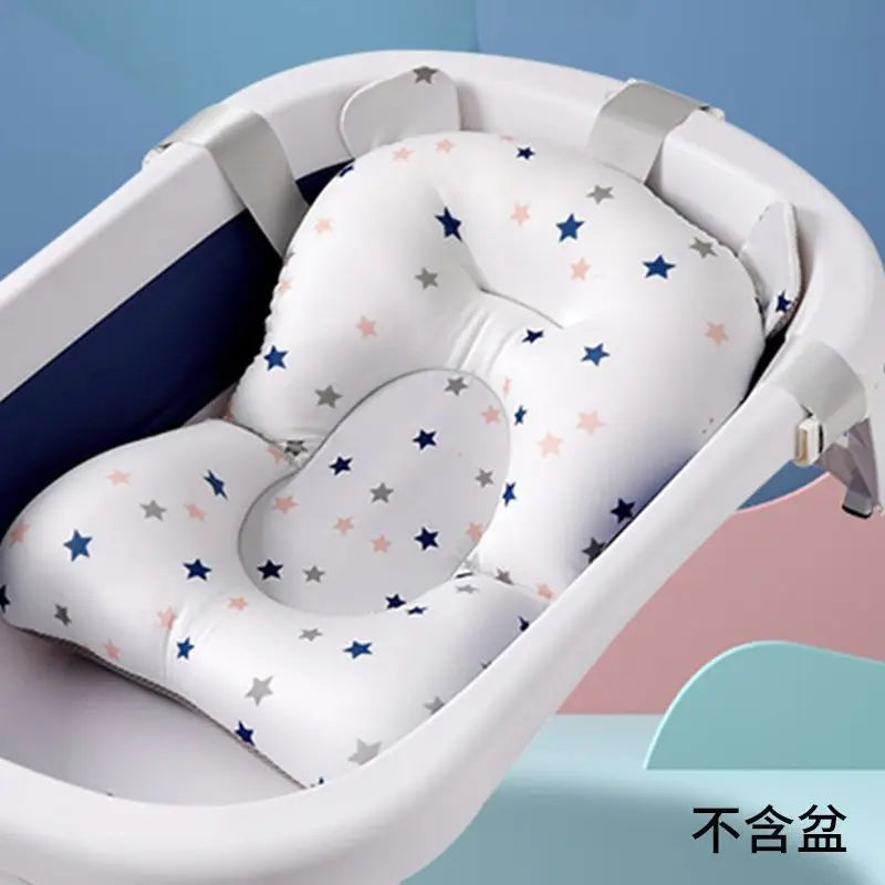 Baby Bath Seat Support Mat Soft Anti Slip Cushion for Infants