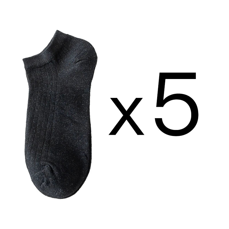 Women’s Solid Casual Cotton Ankle Socks - Amazing G