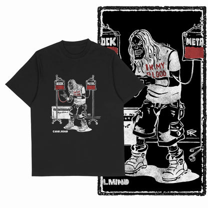 Coolmind Graphic T-Shirt | Big Size Cotton Unisex Tee