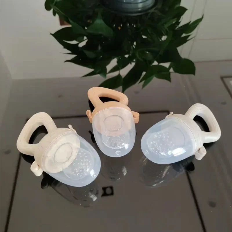 Silicone Baby Fruit Feeder with Cover
