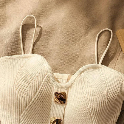 Summer Cross-Knit Suspender Women&