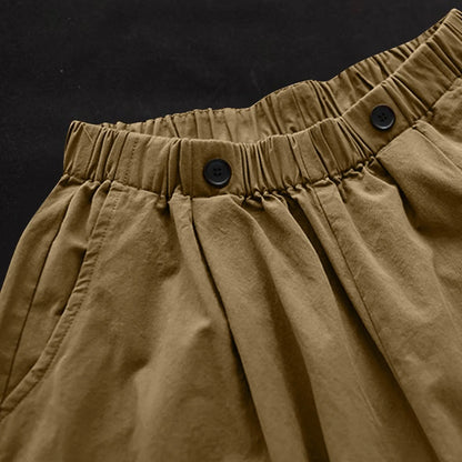 Women’s Summer Loose Wide-Leg Shorts | High Waist Casual Jogging &amp; Beach Shorts