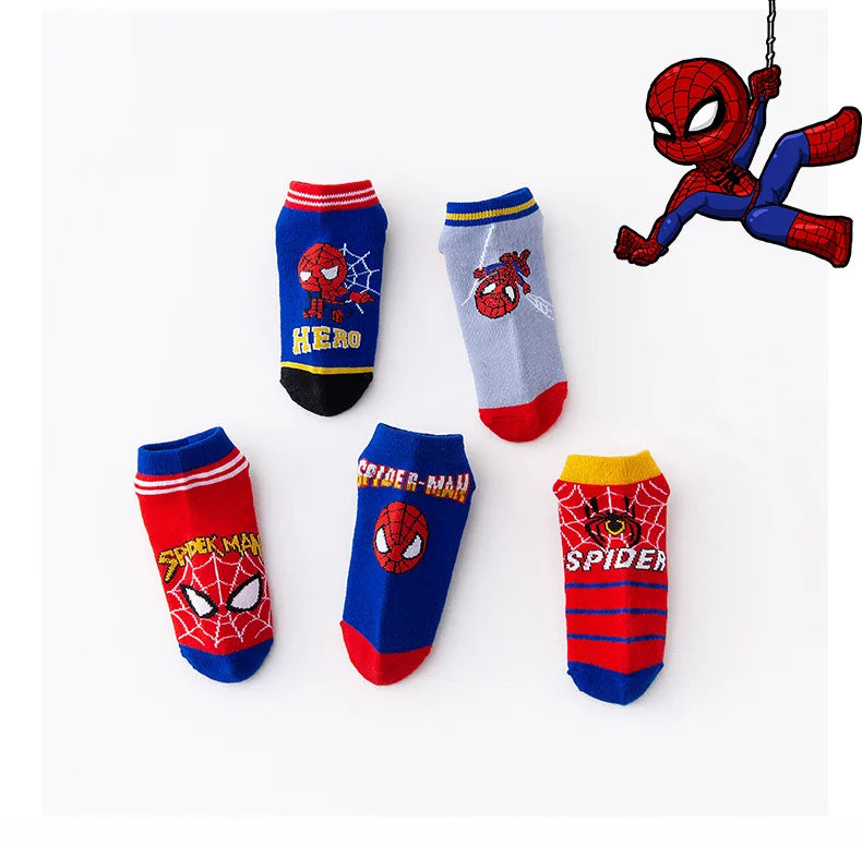 Spiderman Children Socks - 5 Pairs