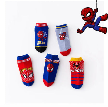 Spiderman Children Socks - 5 Pairs