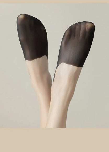 5 Pairs Ultra-Thin Short Socks Invisible, Anti-Slip, Ice Silk