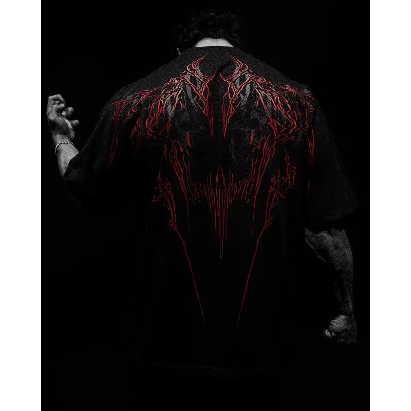 Ins American Y2K King Oversized T-Shirt
