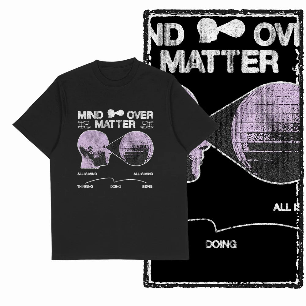 Coolmind Graphic T-Shirt | Big Size Cotton Unisex Tee