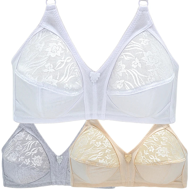 Comfortable Summer Bra For Women Wireless Bras Cotton Plus Size Underwear Soft Lingerie 2024 New Arrival