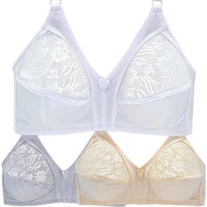 Comfortable Summer Bra For Women Wireless Bras Cotton Plus Size Underwear Soft Lingerie 2024 New Arrival
