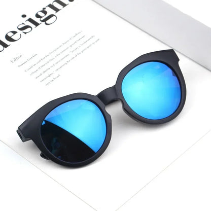 Kids Round Frame Sunglasses – Candy Color UV400 Outdoor Eyewear