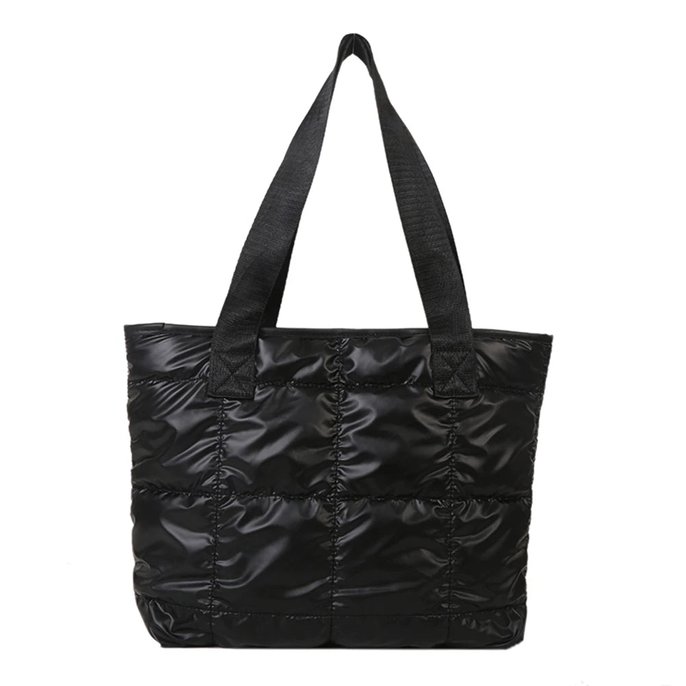 Quilted Cotton Padded Tote Bag