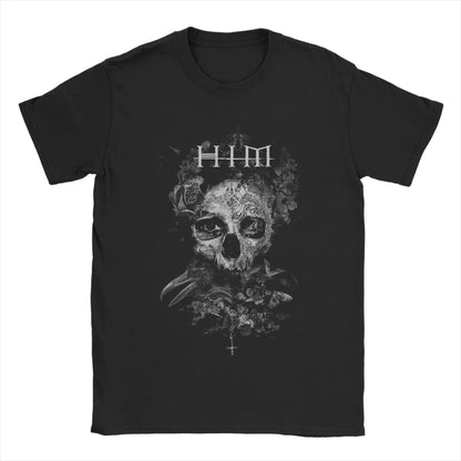 Harajuku Ville Valo Arch T-Shirt | HIM Band Inspired Aesthetic Tee