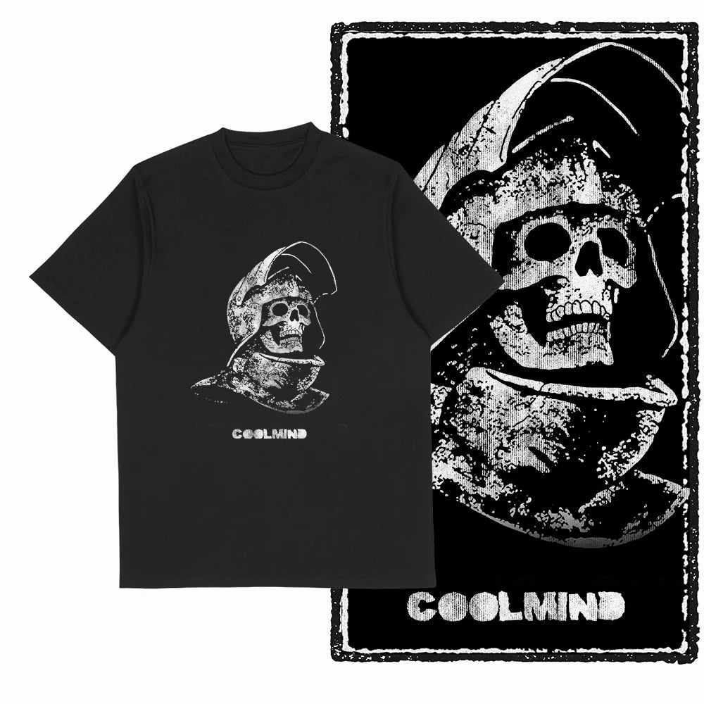 Coolmind Graphic T-Shirt | Big Size Cotton Unisex Tee