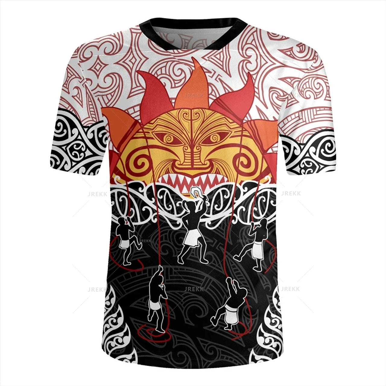 New Zealand Silver Fern 3D Print T-Shirt | NZ Flag Style V-Neck Summer Tee