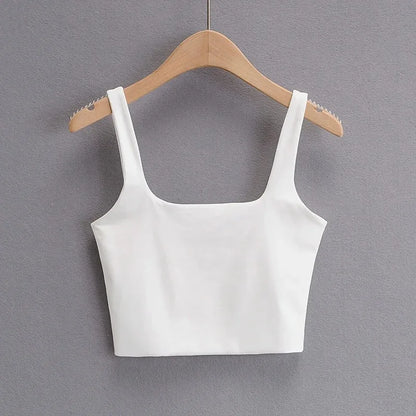Women’s Summer Sleeveless Square Neck Tank Tops – 6 Colors