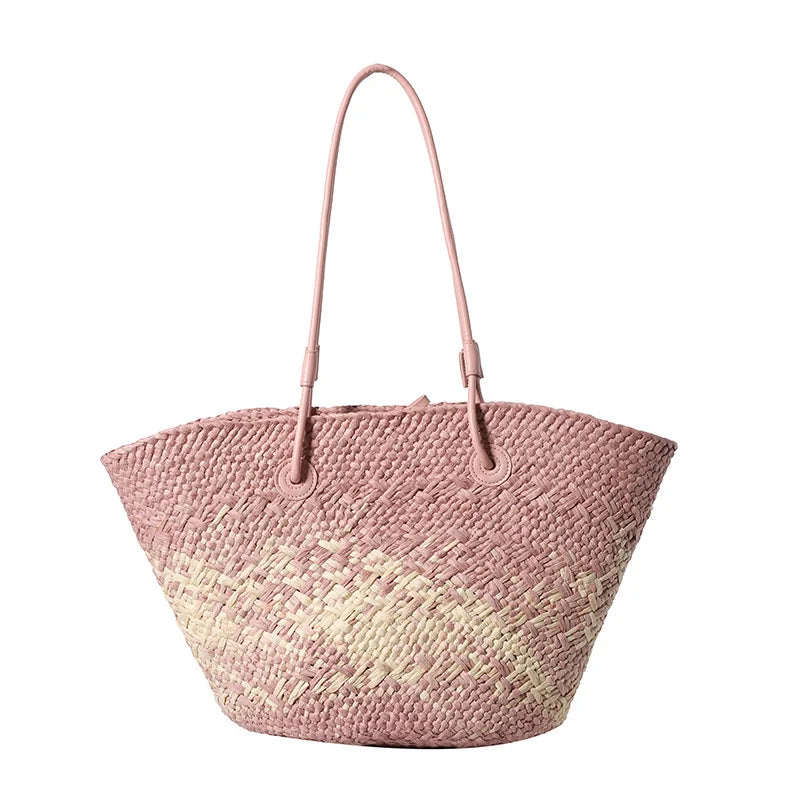 Woven Summer Beach Handbag for Women