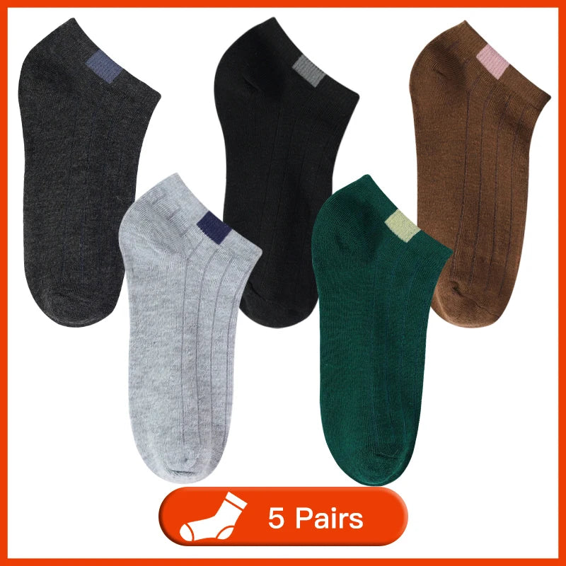 Women’s Solid Casual Cotton Ankle Socks - Amazing G