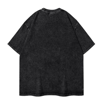 Oversized Washed Heartagram T-Shirt | Ville Valo / HIM Inspired Tee