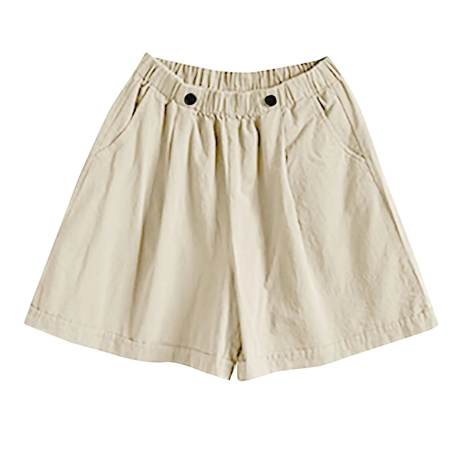 Women’s Summer Loose Wide-Leg Shorts | High Waist Casual Jogging &amp; Beach Shorts