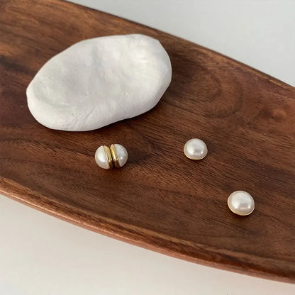 Luxury Magnetic Pearl Clip Earrings for Women