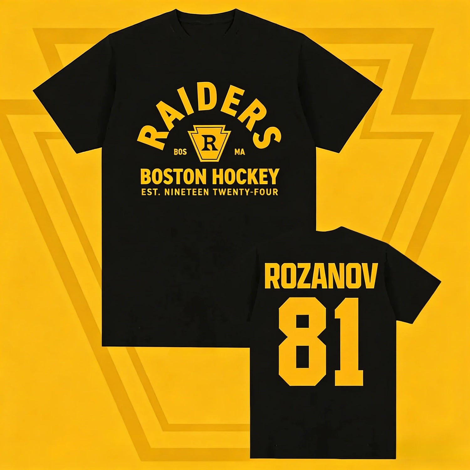 2026 New Rozanov 81 Boston Raiders 100%cotton men&